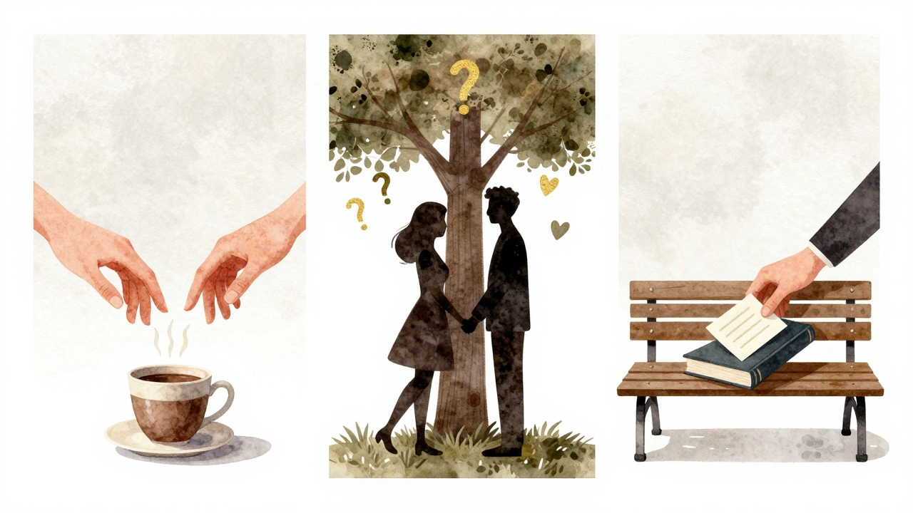 Illustration symbolique des trois phases d&#039;une date : ouverture, connexion et clôture en trois vignettes.