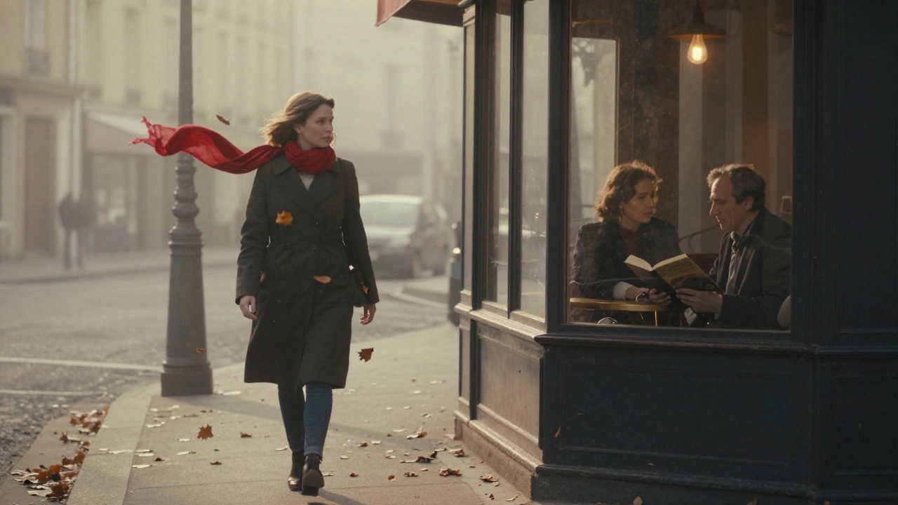 Camille marche au lever du jour à Bordeaux, croisant Thomas dans un café, sans pression, juste présence.